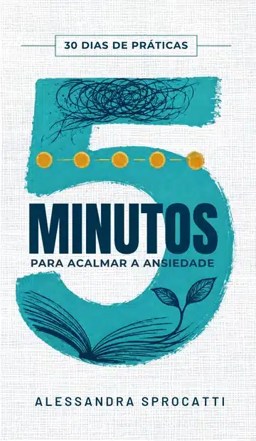 Capa do livro 5 minutos para acalmar a ansiedade
